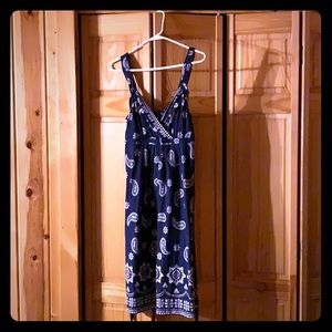 Navy blue sundress